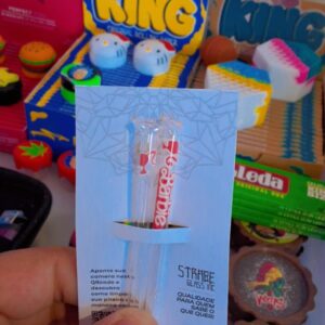 Piteira de vidro Barbie